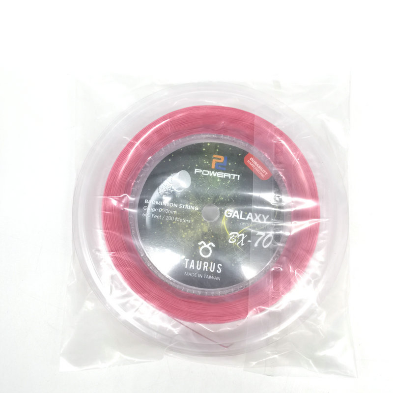 POWERTI badmintona raketes troses, daudzfilamenta neilons, piemēroti badmintonam un tenissam