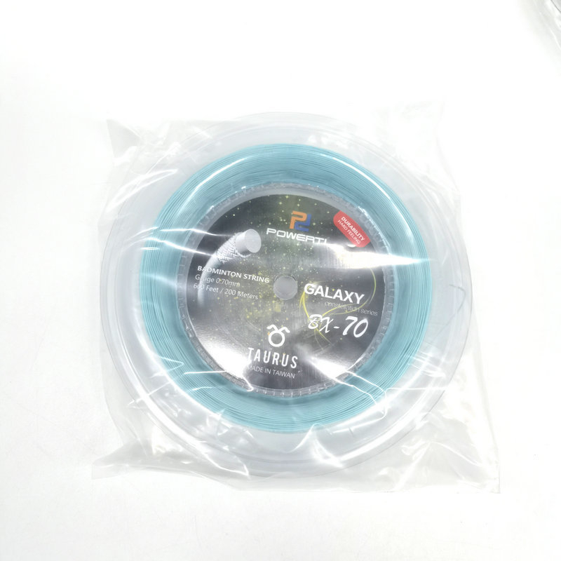 POWERTI badmintona raketes troses, daudzfilamenta neilons, piemēroti badmintonam un tenissam