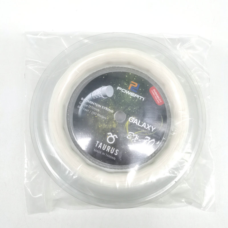 POWERTI badmintona raketes troses, daudzfilamenta neilons, piemēroti badmintonam un tenissam