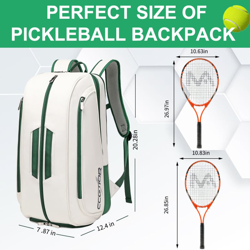 Badmintona/tenisa soma ar ūdensizturīgu kompozītmateriālu pieaugušajiem, daudzfunkcionāla raketes mugursoma