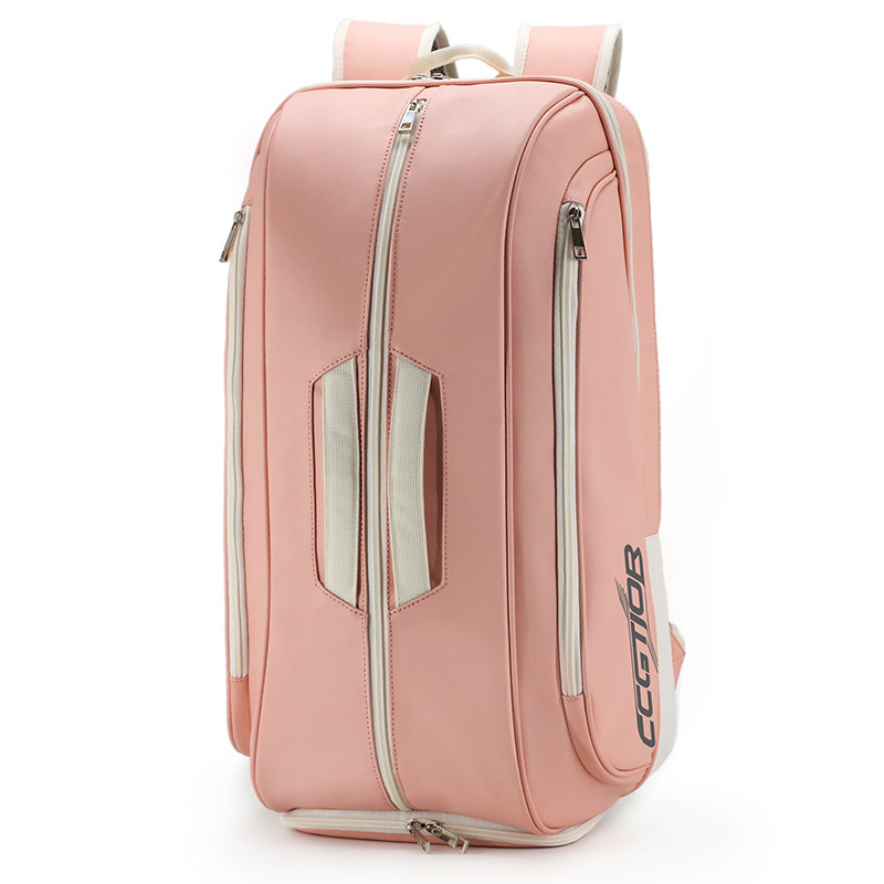 Badmintona/tenisa soma ar ūdensizturīgu kompozītmateriālu pieaugušajiem, daudzfunkcionāla raketes mugursoma