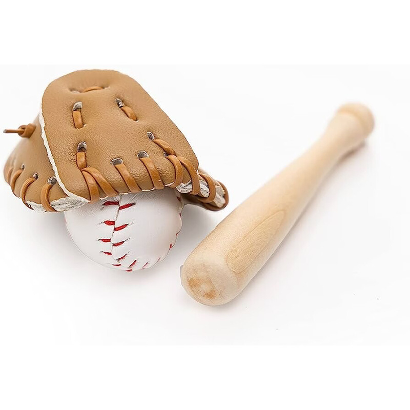Kljucni lančić baseball s mini rukavicom za softball, PU koža