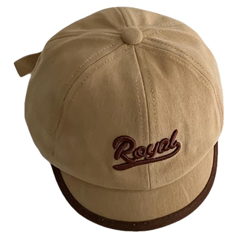 Bejbina kapa za jesen-zimu, vjetrootpornog Korejskog stila baseball kapa s kratkim obodom za djecu, unisex, s dizajnom s slovima