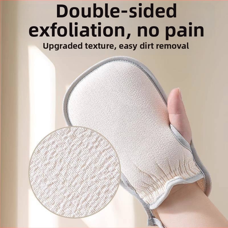 Ръкавици за баня за жени – ексфолиращи с груби частици, дишащи, удебелени, полиестерни влакна