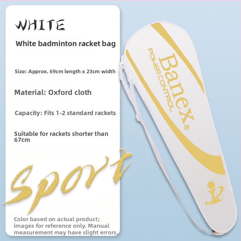 Badmintona nūju soma ar ūdensnecaurlaidīgu Oxford audumu, trīsslāņu stiprināta uzglabāšana, vienu plecu siksnas dizains, pielāgots logotips, zīmols Brother