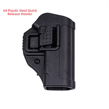 Τακτική θήκη Glock ζώνης, γρήγορη πρόσβαση, ατσάλινο/πλαστικό περίβλημα για εκπαίδευση σε εξωτερικούς χώρους (Υλικό: ατσάλι/πλαστικό; Φύλο: ουδέτερο; Χρήση: εξωτερικά αθλήματα; Λειτουργίες: επέκταση, μείωση φόρτου)