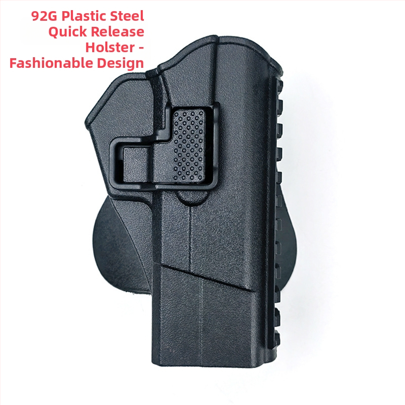 Τακτική θήκη Glock ζώνης, γρήγορη πρόσβαση, ατσάλινο/πλαστικό περίβλημα για εκπαίδευση σε εξωτερικούς χώρους (Υλικό: ατσάλι/πλαστικό; Φύλο: ουδέτερο; Χρήση: εξωτερικά αθλήματα; Λειτουργίες: επέκταση, μείωση φόρτου)