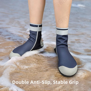 Vīriešu niršanas zeķes ar kamuflāžas rakstu, elastīgs audums, silti, pretnoslīdējošas