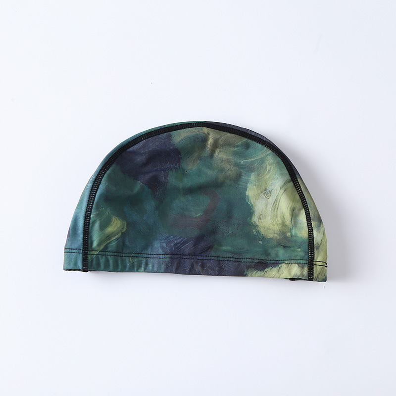 FRLO Plivačka kapa za odrasle - Ugodna zaštita ušiju, Brzo sušenje najlona, Pogodno za dugu kosu, Uzorak tiska