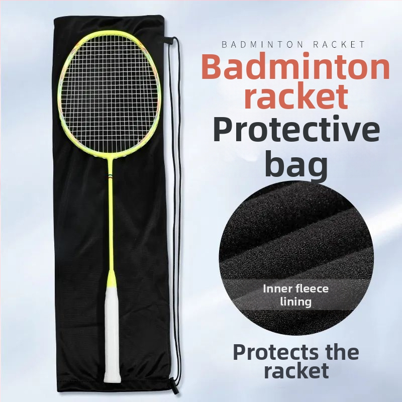 Velur torba za pohranu reketa за badminton/tenis, zaštitni kufer, kapacitet 3 reketa, prijenosna