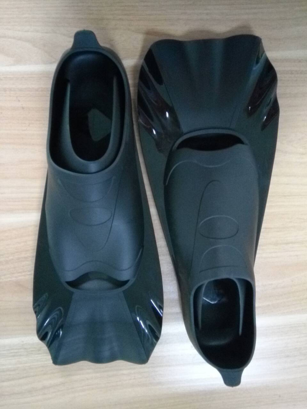 Silikonske kratke peraje za šnorkanje, za odrasle i djecu, bez prilagodbi