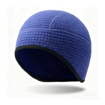 Unisex καπέλο από πολυεστέρα με επένδυση φλίς, αντιανεμικό για υπαίθρια ποδηλασία και τρέξιμο, με πλέγμα στο μοτίβο