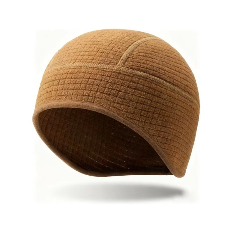 Unisex καπέλο από πολυεστέρα με επένδυση φλίς, αντιανεμικό για υπαίθρια ποδηλασία και τρέξιμο, με πλέγμα στο μοτίβο