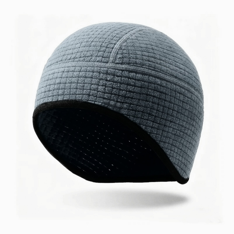 Unisex καπέλο από πολυεστέρα με επένδυση φλίς, αντιανεμικό για υπαίθρια ποδηλασία και τρέξιμο, με πλέγμα στο μοτίβο