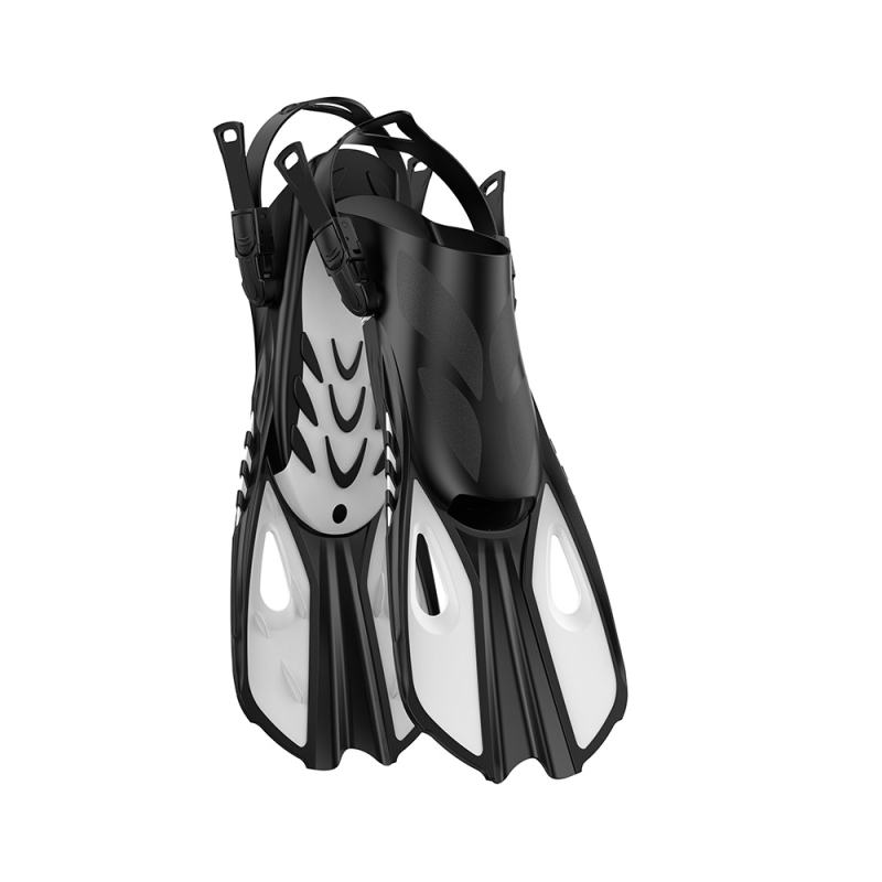 Podesive potaparske peraje za odrasle – za ronjenje i snorkeling, materijal TPR+PP, prilagodljivo, podržava privatne marke