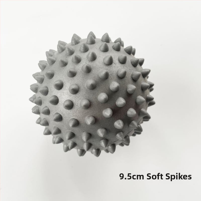 Μπάλα μασάζ με αγκάθια από μαλακό PVC για πίεση σημείων, ανακούφιση πελικής περιτονίας, γιόγκα και άσκηση