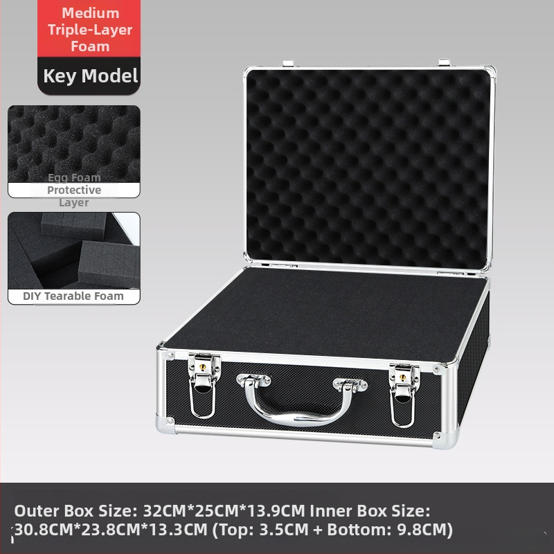 Metāla instrumentu kaste, Philharmonic alumīnija sakausējuma konstrukcija, daudzfunkcionāla instrumentu un aprīkojuma uzglabāšana, pārnēsājama kaste