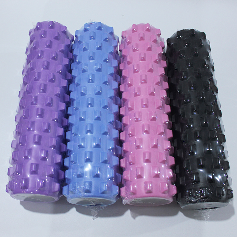 Coloană de yoga cu tijă din spumă goală și role de masaj pentru masajul spatelui și picioarelor, instrument de fitness pentru arderea grăsimilor (Aplicabil: echipamente de fitness, masaj pentru sănătate, fitness și frumusețe, dans)