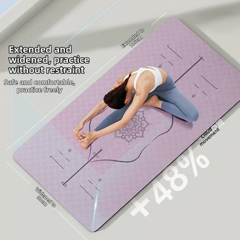 Joga prostirka za kućnu upotrebu, 2025 novi model, profesionalne razine, protuklizna, apsorpcija šoka, tiha, deblja i šira podloga
