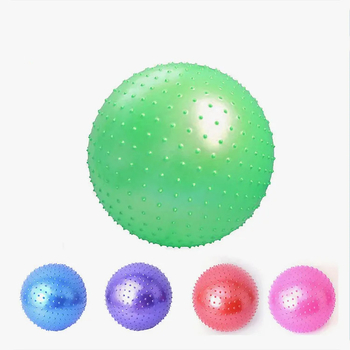Μπάλα γιόγκα με σημεία μασάζ, αντιολισθητική, ανθεκτική σε έκρηξη, φουσκωτή από PVC για φυσική κατάσταση και μασάζ υγείας