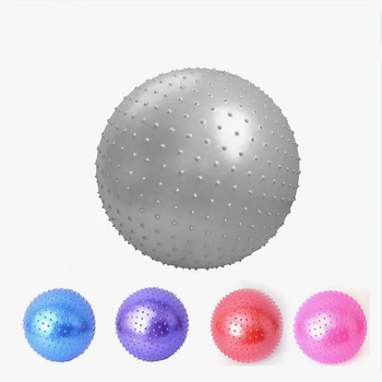 Μπάλα γιόγκα με σημεία μασάζ, αντιολισθητική, ανθεκτική σε έκρηξη, φουσκωτή από PVC για φυσική κατάσταση και μασάζ υγείας