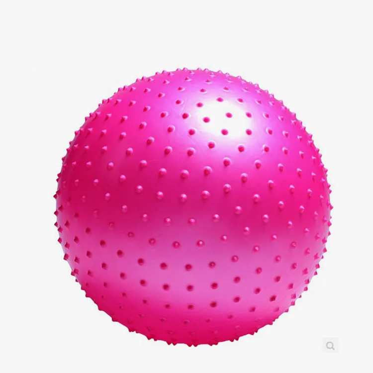 Μπάλα γιόγκα με σημεία μασάζ, αντιολισθητική, ανθεκτική σε έκρηξη, φουσκωτή από PVC για φυσική κατάσταση και μασάζ υγείας