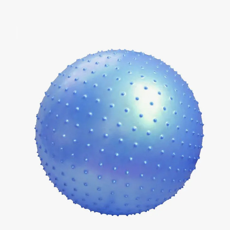 Μπάλα γιόγκα με σημεία μασάζ, αντιολισθητική, ανθεκτική σε έκρηξη, φουσκωτή από PVC για φυσική κατάσταση και μασάζ υγείας