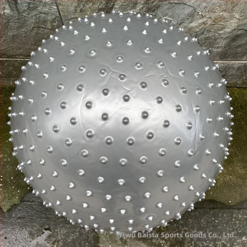 Μπάλα γιόγκα με σημεία μασάζ, αντιολισθητική, ανθεκτική σε έκρηξη, φουσκωτή από PVC για φυσική κατάσταση και μασάζ υγείας