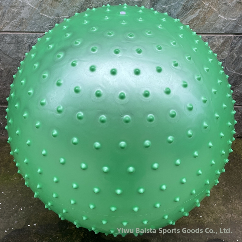 Μπάλα γιόγκα με σημεία μασάζ, αντιολισθητική, ανθεκτική σε έκρηξη, φουσκωτή από PVC για φυσική κατάσταση και μασάζ υγείας