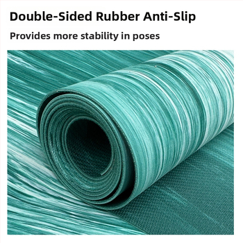 Γιόγκα στρώμα από καουτσούκ, 1,5 mm, αντιολισθητικό, υπερλεπτό, αναδιπλούμενο, φορητό για οικιακή χρήση