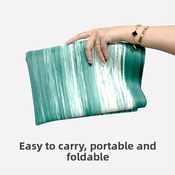 Γιόγκα στρώμα από καουτσούκ, 1,5 mm, αντιολισθητικό, υπερλεπτό, αναδιπλούμενο, φορητό για οικιακή χρήση