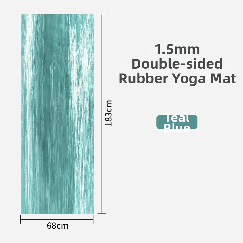 Γιόγκα στρώμα από καουτσούκ, 1,5 mm, αντιολισθητικό, υπερλεπτό, αναδιπλούμενο, φορητό για οικιακή χρήση