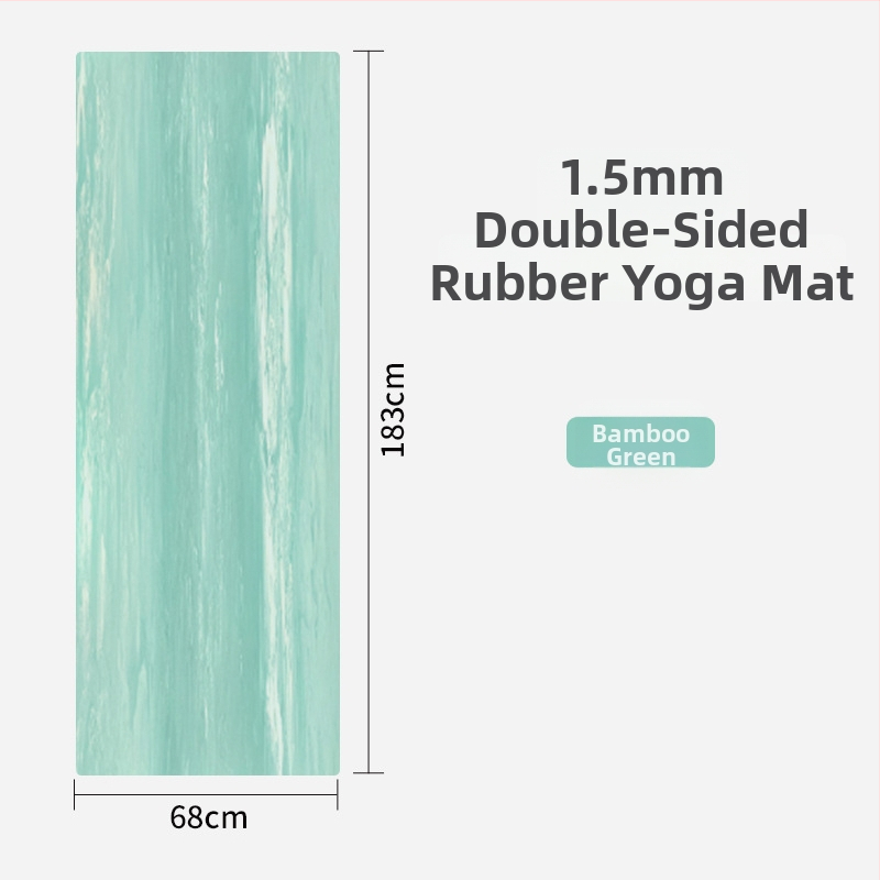Γιόγκα στρώμα από καουτσούκ, 1,5 mm, αντιολισθητικό, υπερλεπτό, αναδιπλούμενο, φορητό για οικιακή χρήση