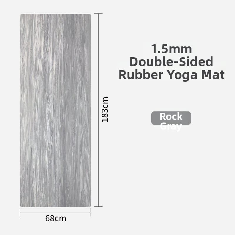 Γιόγκα στρώμα από καουτσούκ, 1,5 mm, αντιολισθητικό, υπερλεπτό, αναδιπλούμενο, φορητό για οικιακή χρήση