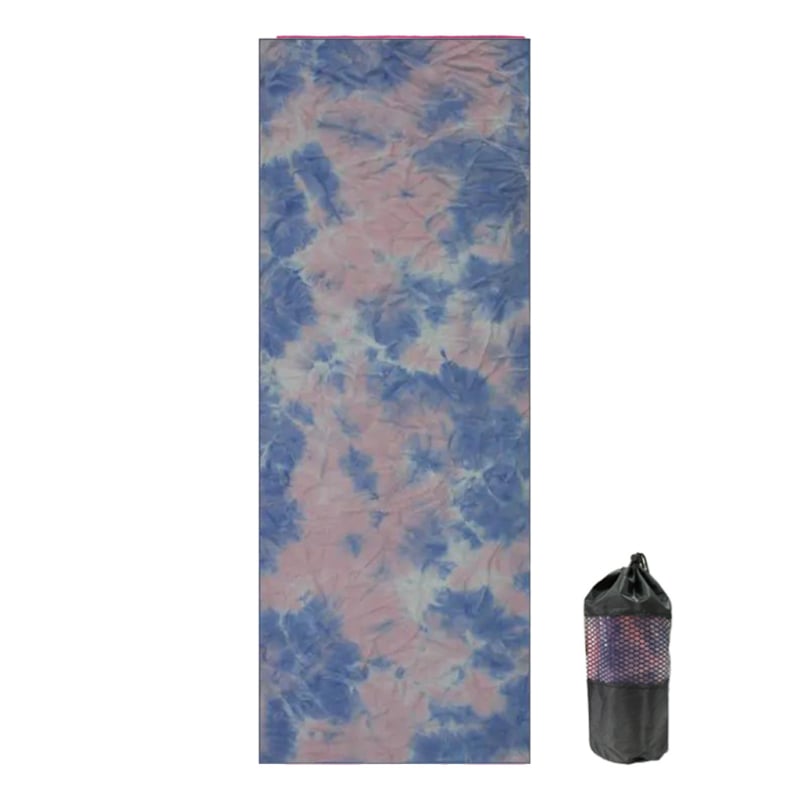 Πετσέτα γιόγκα από μικροΐνες, πάχος 2 mm, 360GSM, αντιολισθητικά σημεία