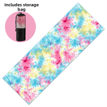 Antislips jogas dvilīt ar punktiem, 88% poliestera / 12% neilona, auduma svars 200 g/m², kopējais svars 280 g, piemērots jogai, āra sportam un pludmale