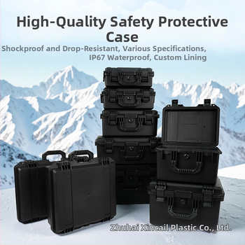 Instrumentu un aprīkojuma aizsargkaste, mitrumizturīga un triecienizturīga, PP materiāls, 40 kg slodze