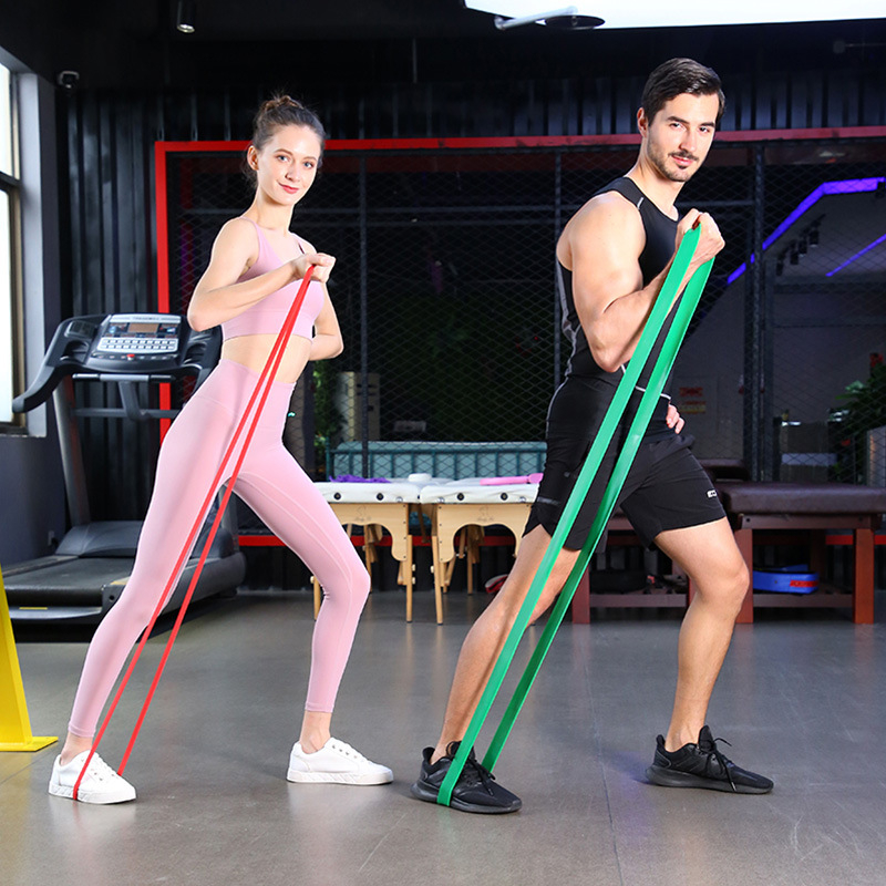 Daudzfunkcionāla TPE vilkšanas lente zhybām, logotipa pielāgošana, piemērota pieaugušajiem un bērniem, fitnesam un jogas izstiepšanai