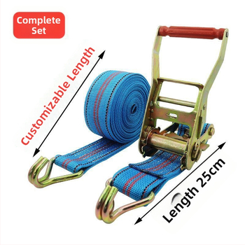 Universālais auklas spriegotājs ar tērauda rāmi un dubulto āķi kravas automašīnām