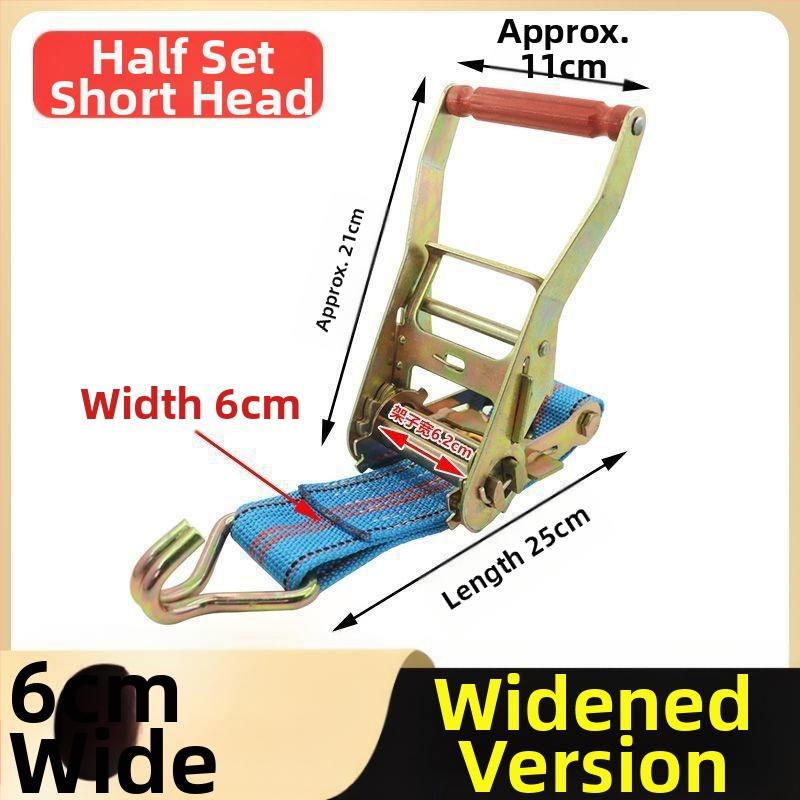 Universālais auklas spriegotājs ar tērauda rāmi un dubulto āķi kravas automašīnām