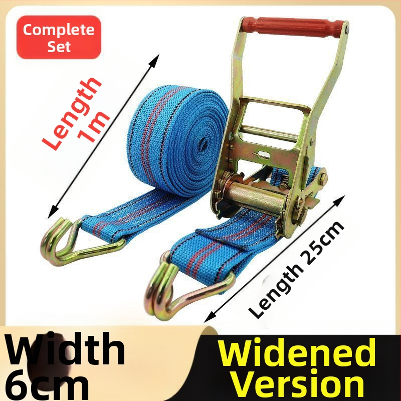 Universālais auklas spriegotājs ar tērauda rāmi un dubulto āķi kravas automašīnām