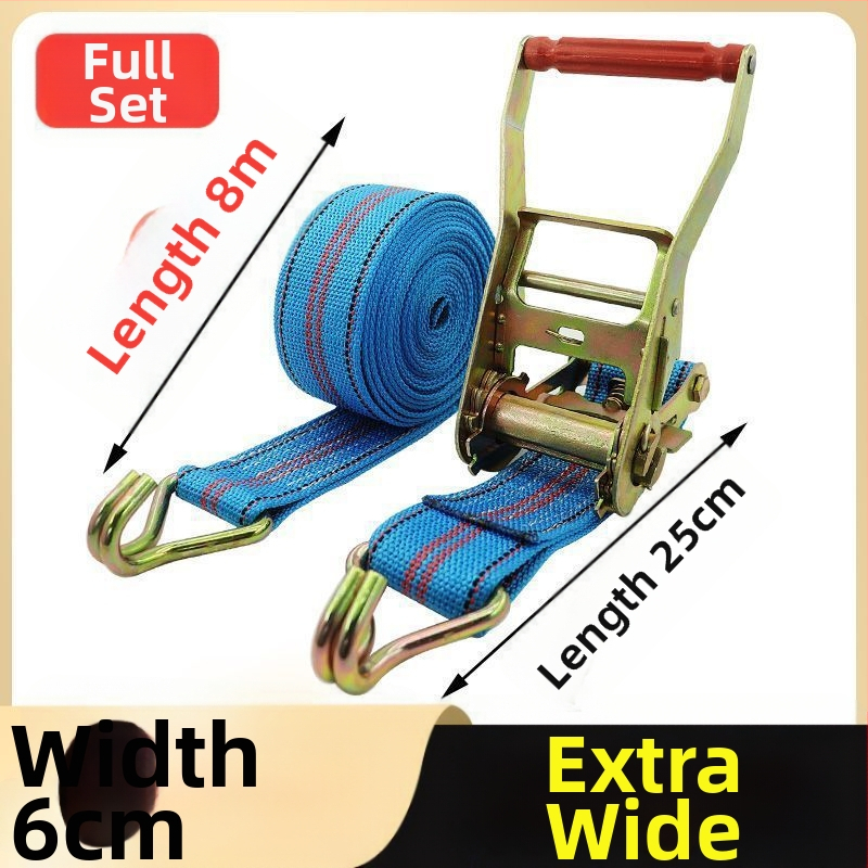 Universālais auklas spriegotājs ar tērauda rāmi un dubulto āķi kravas automašīnām