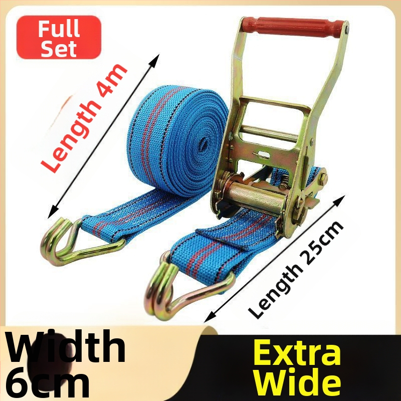 Universālais auklas spriegotājs ar tērauda rāmi un dubulto āķi kravas automašīnām