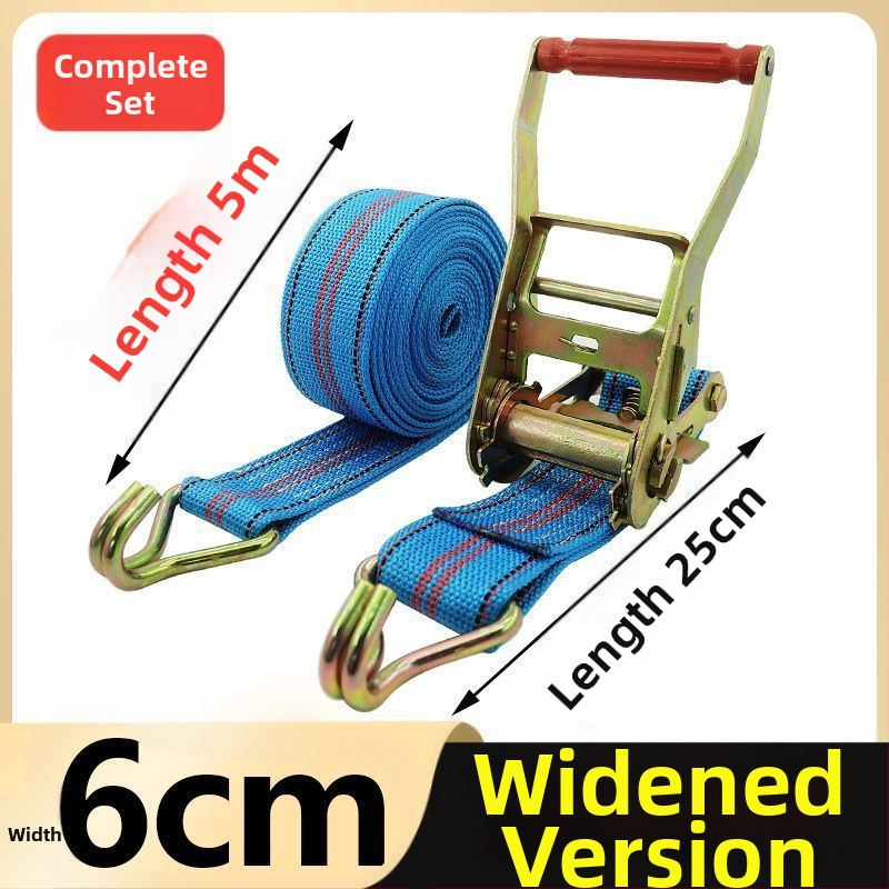 Universālais auklas spriegotājs ar tērauda rāmi un dubulto āķi kravas automašīnām