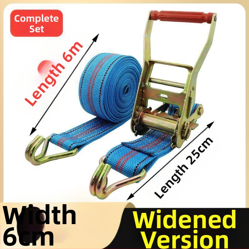 Universālais auklas spriegotājs ar tērauda rāmi un dubulto āķi kravas automašīnām