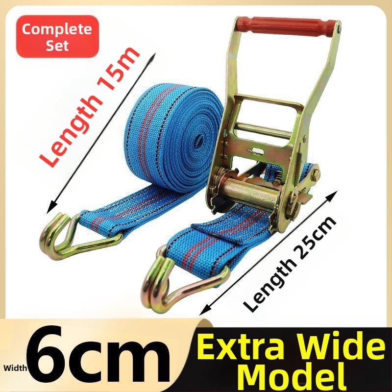 Universālais auklas spriegotājs ar tērauda rāmi un dubulto āķi kravas automašīnām