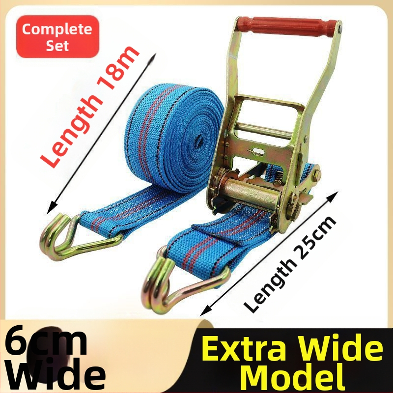 Universālais auklas spriegotājs ar tērauda rāmi un dubulto āķi kravas automašīnām