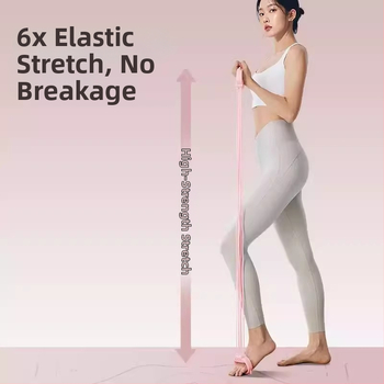 Regulējama pretestības lente muguras trenēšanai un plecu atvēršanai, mājas fitnesam un jogai; ABS materiāls; plaukstas satvēriena spēka trenēšanas ierīce