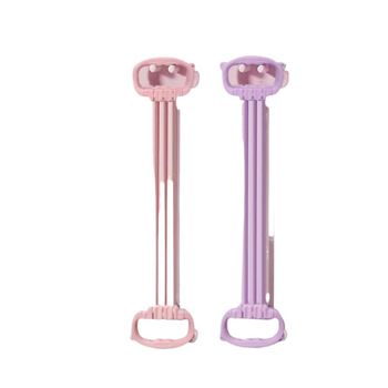 Regulējama pretestības lente muguras trenēšanai un plecu atvēršanai, mājas fitnesam un jogai; ABS materiāls; plaukstas satvēriena spēka trenēšanas ierīce