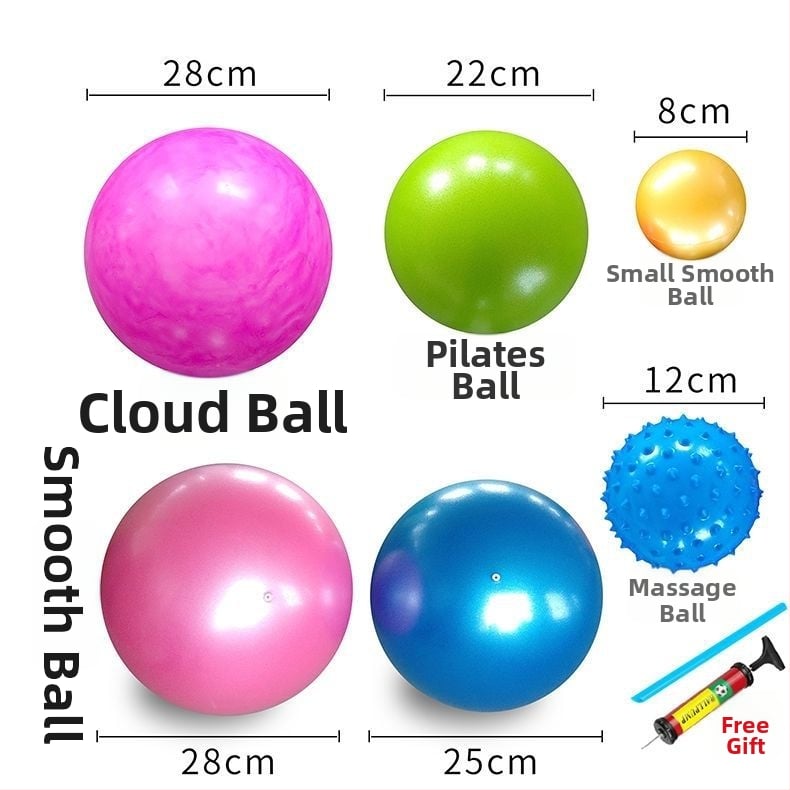 Μπάλα γιόγκα - Πλαστικό, μη φουσκώνει, για οικιακή χρήση